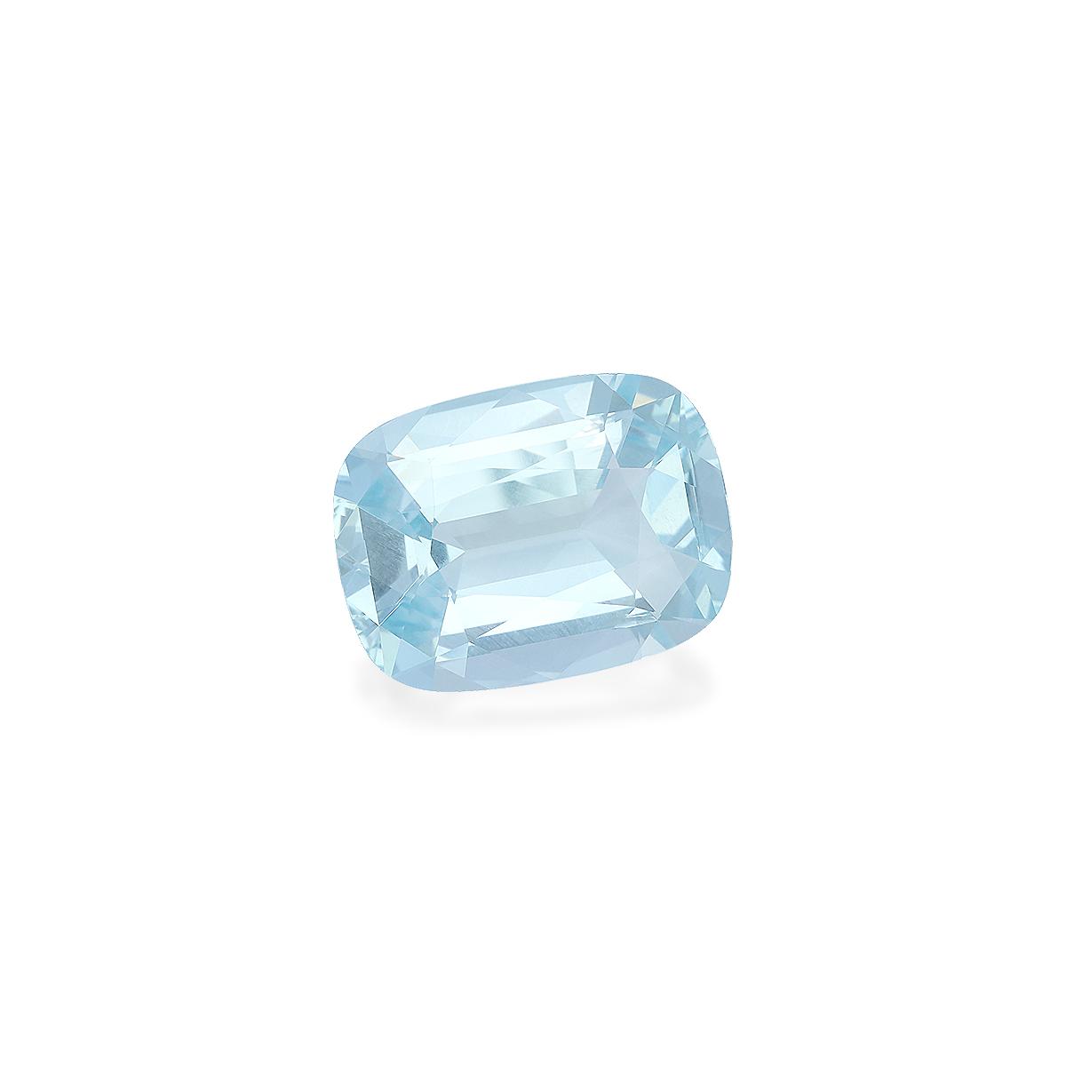 baby blue aquamarine, 10.04ct cushion cut — view 3