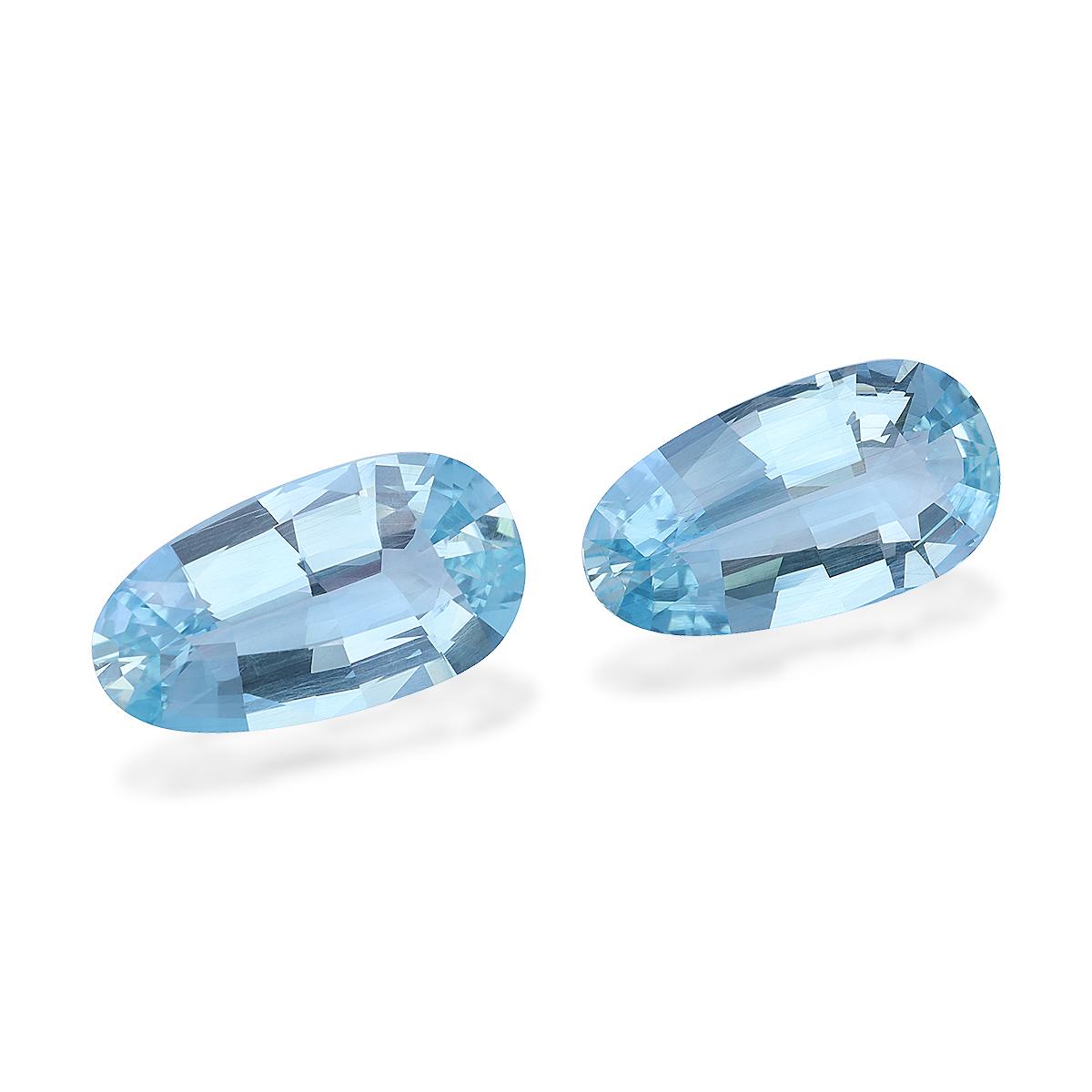 baby blue aquamarine, 23.51ct pear cut — view 3