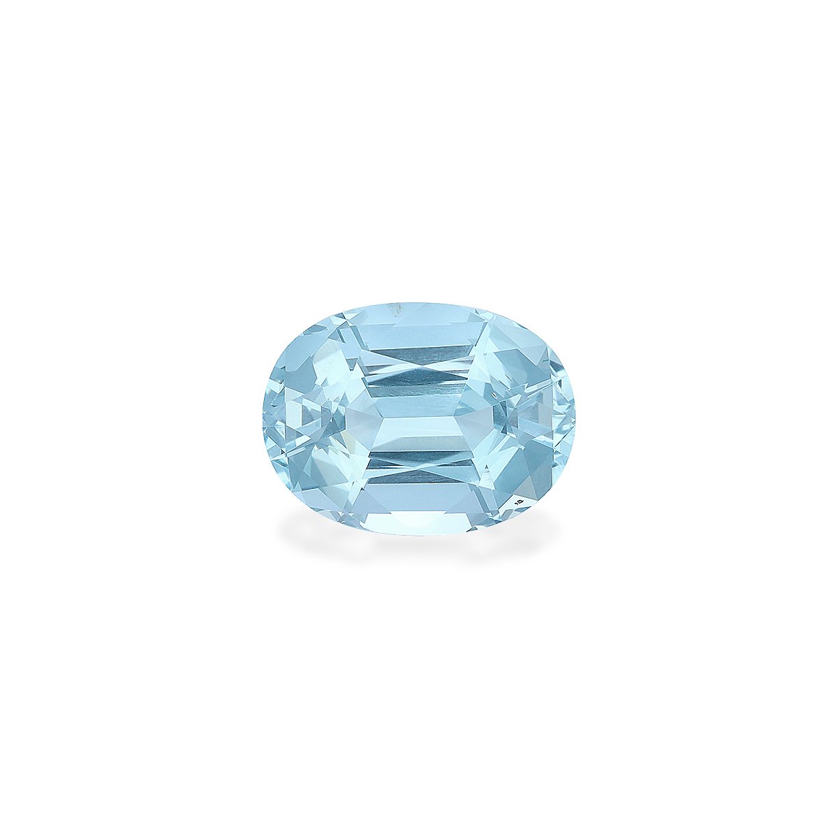 baby blue aquamarine, 8.06ct oval cut — main view
