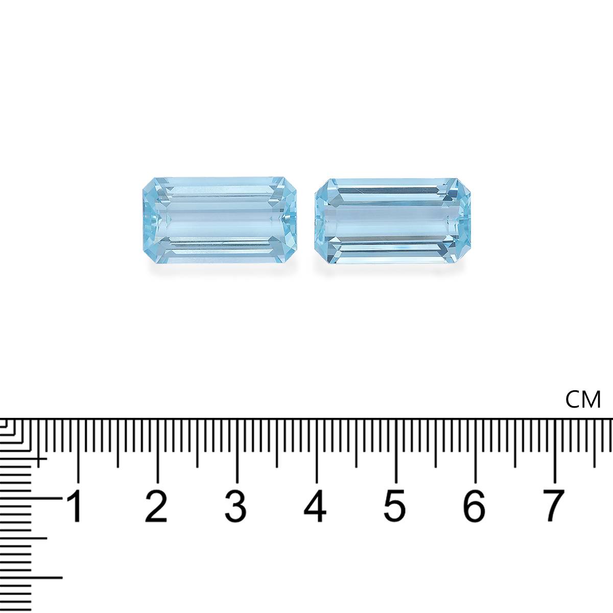 aquamarine, 24.4ct rectangular cut — view 4