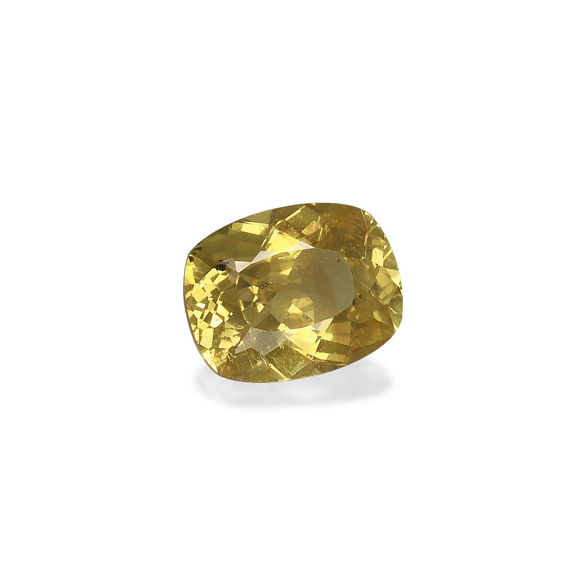 lemon yellow chrysoberyl, 2.94ct cushion cut — view 3
