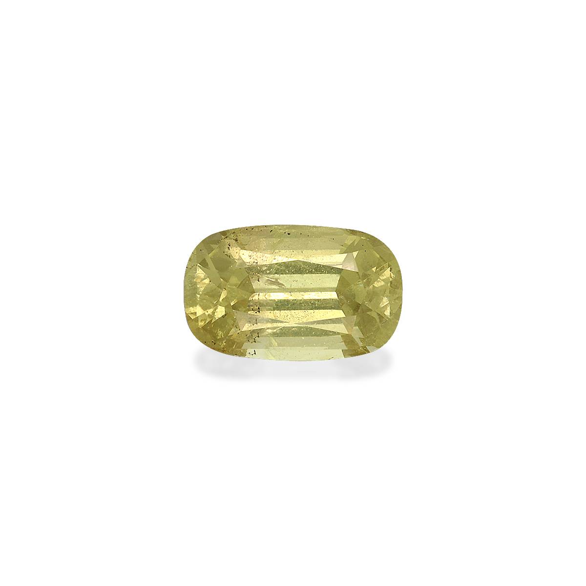 yellow chrysoberyl, 3.43ct cushion cut — main view