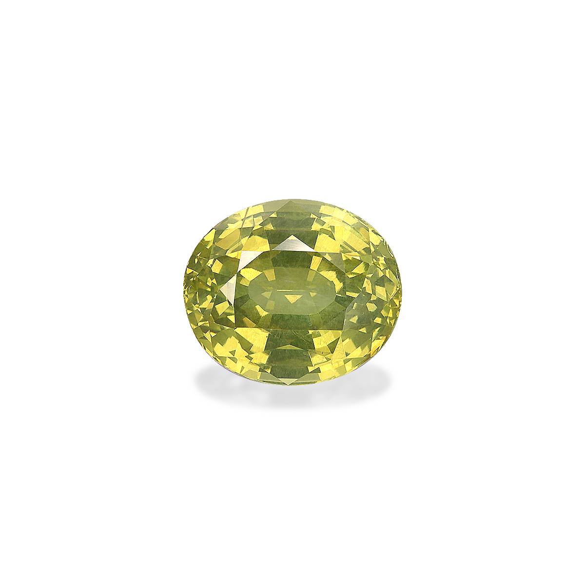 Lime Green Chrysoberyl 10.35ct - 14x12mm