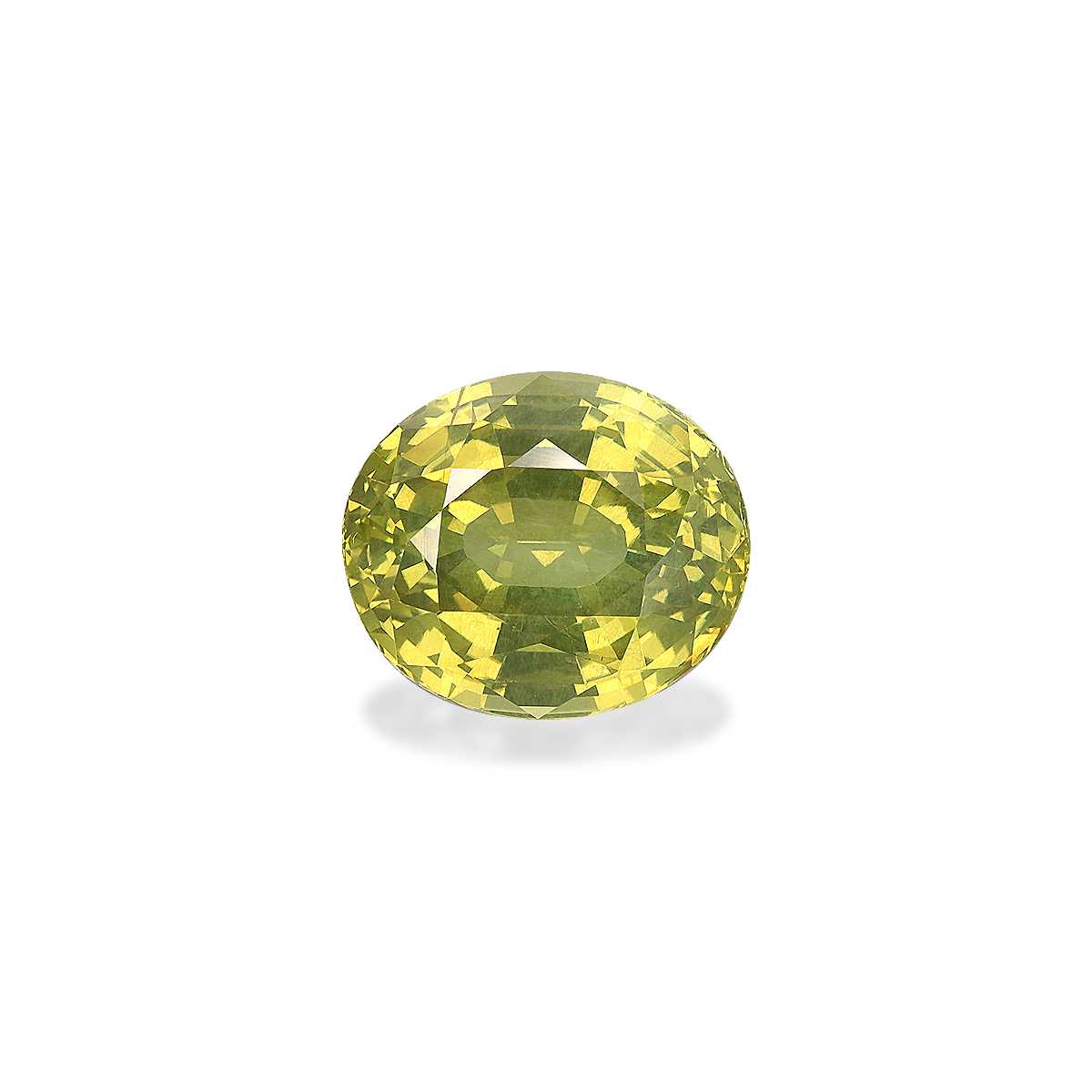 Lime Green Chrysoberyl 10.35ct - 14x12mm