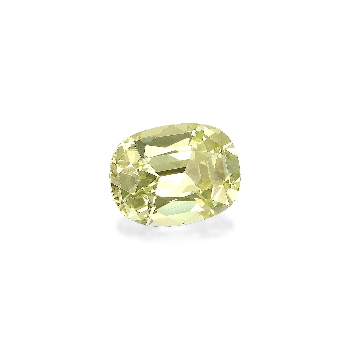 lemon yellow chrysoberyl, 4.71ct cushion cut — view 3