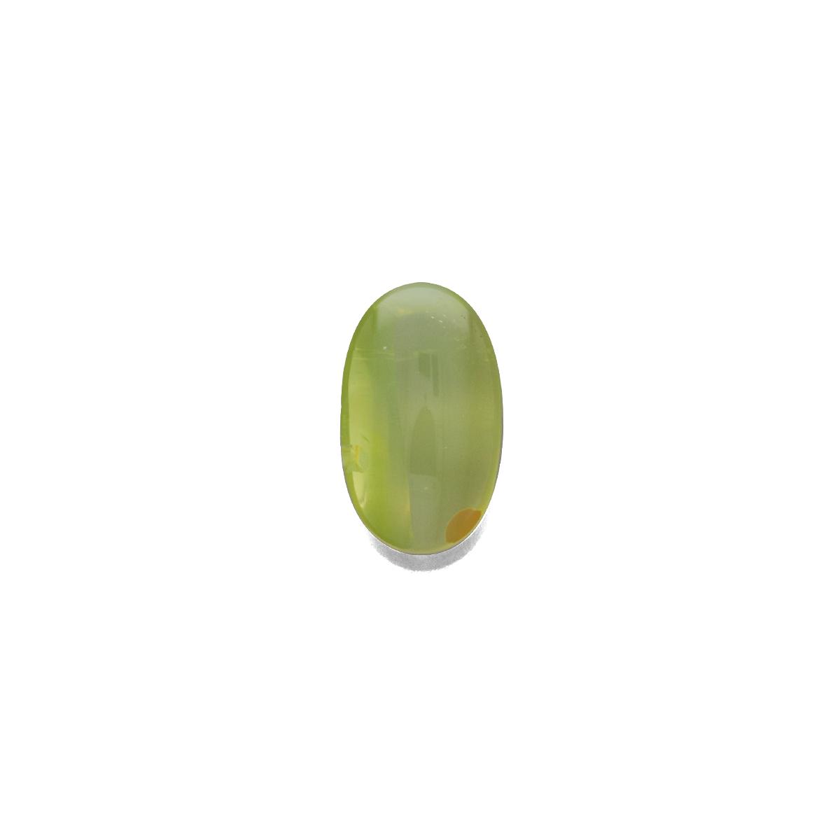 pistachio green chrysoberyl, 3.93ct oval cut — view 3