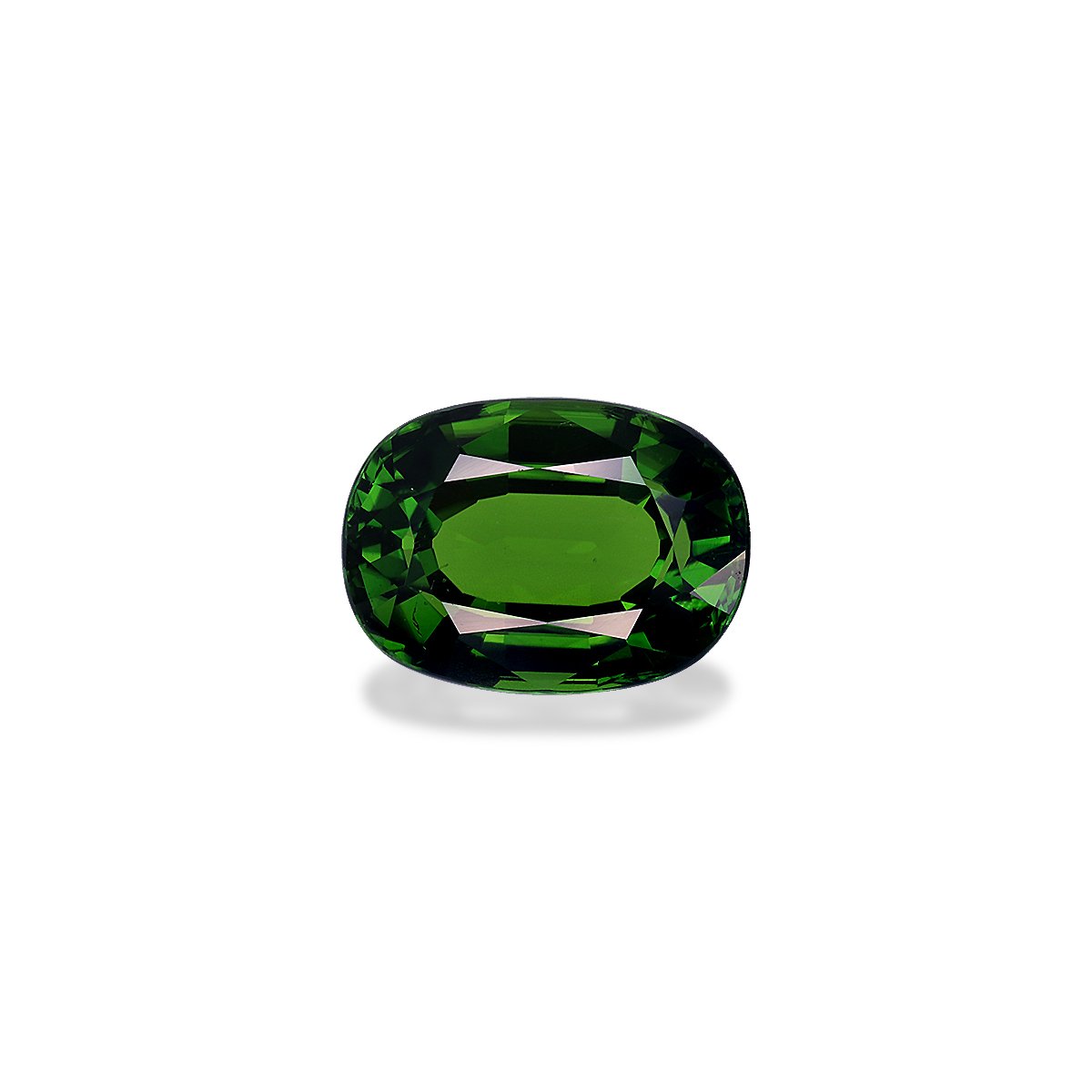 basil green chrome tourmaline, 2.46ct oval cut — main view