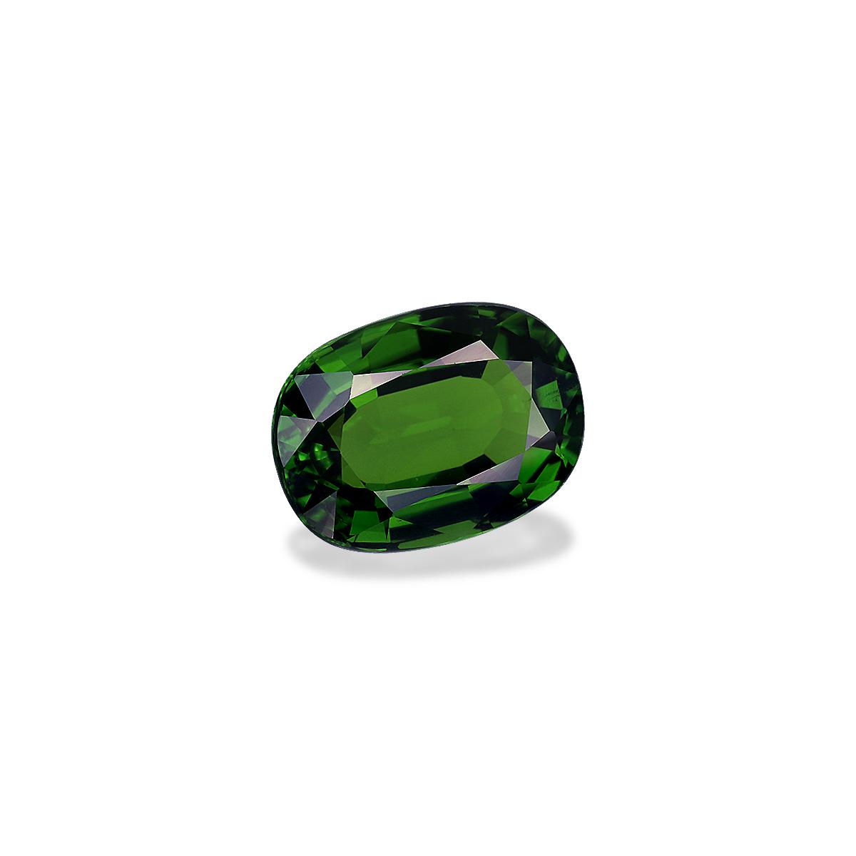 basil green chrome tourmaline, 2.46ct oval cut — view 3