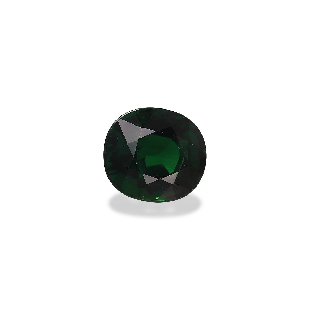 basil green chrome tourmaline, 2.36ct oval cut — view 3