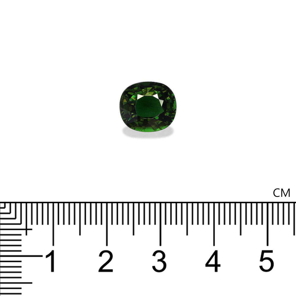 basil green chrome tourmaline, 3.37ct oval cut — view 4