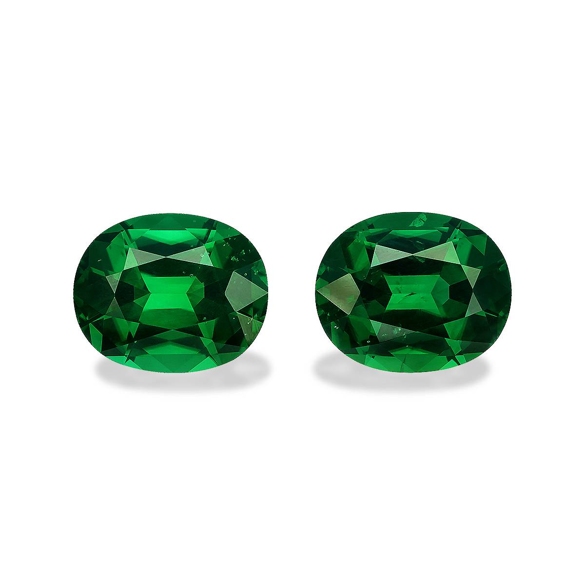 Vivid Green Chrome Tourmaline 19.89ct Pair