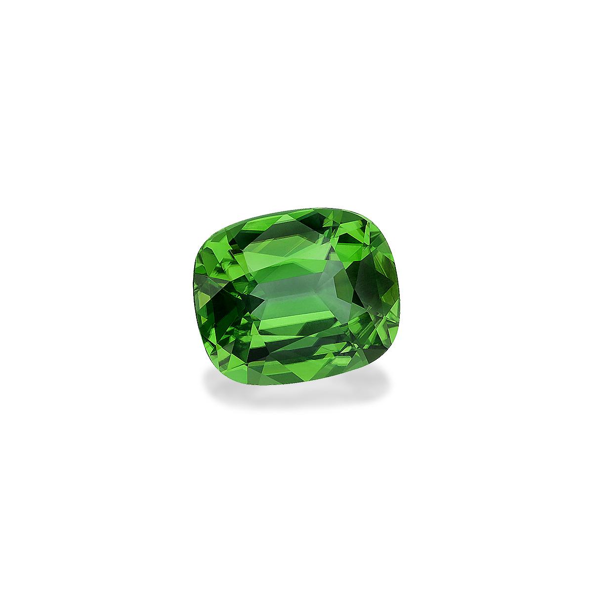 green chrome tourmaline, 3.71ct cushion cut — view 3