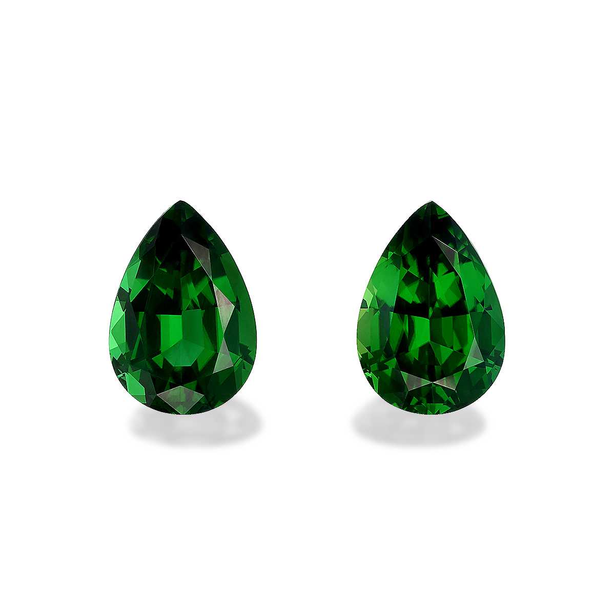Vivid Green Chrome Tourmaline 10.29ct Pair