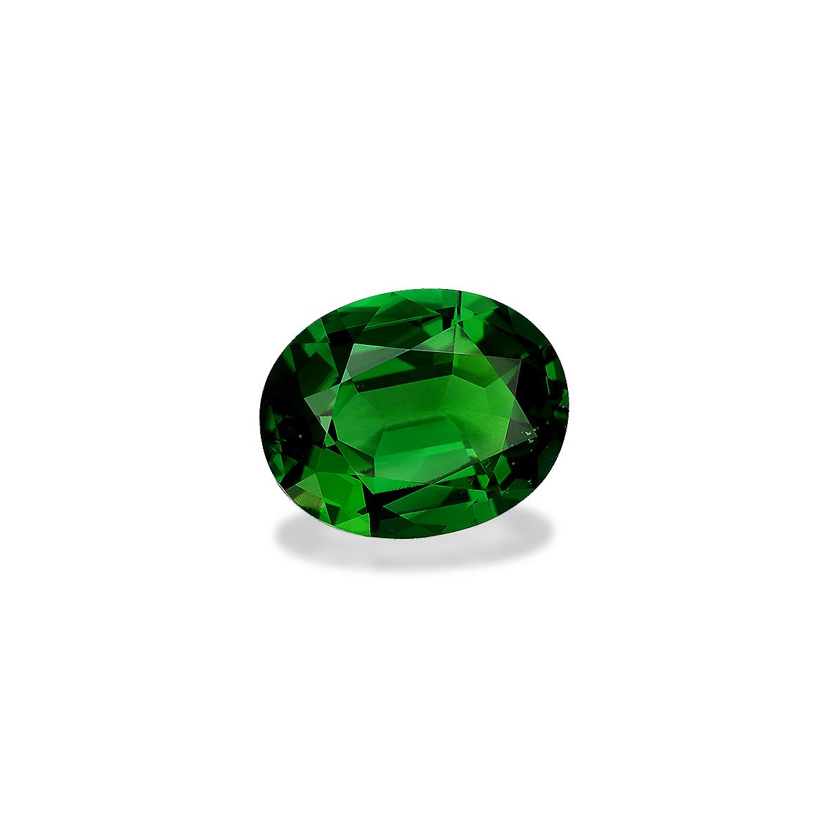 Vivid green chrome tourmaline, 10.88ct cushion cut — view 3