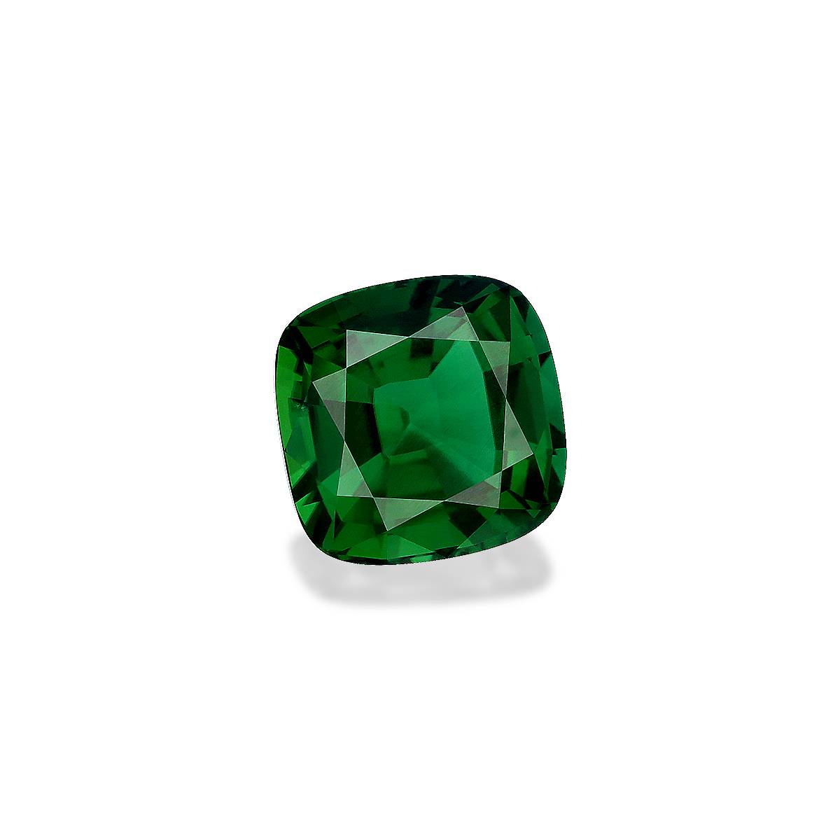 Vivid green chrome tourmaline, 10.17ct cushion cut — view 3
