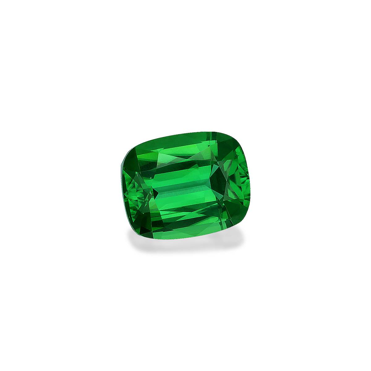 Vivid green chrome tourmaline, 6.44ct cushion cut — view 3