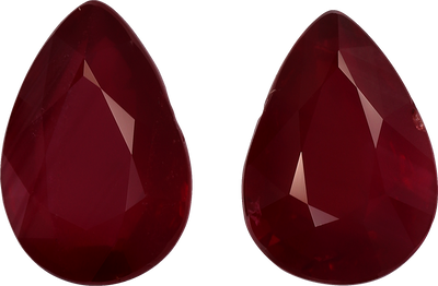 Pear cut mozambique ruby