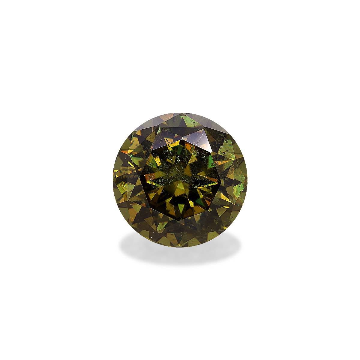 Color Change Brown Demantoid Garnet 11.04ct - 13mm