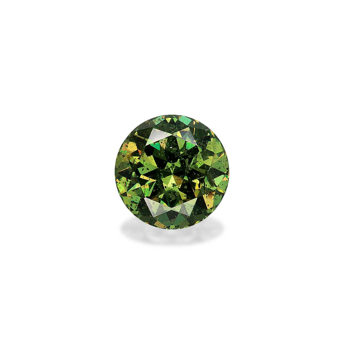 Basil Green Demantoid Garnet 5.36ct - 10mm