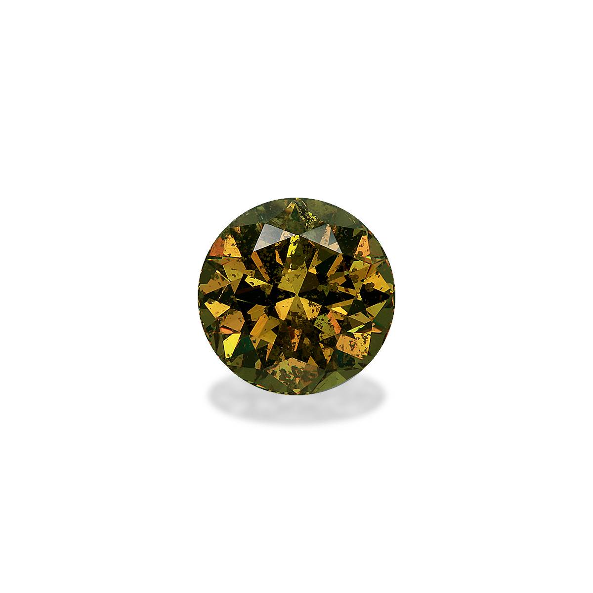 Color Change Olive Green Demantoid Garnet 5.04ct - 10mm
