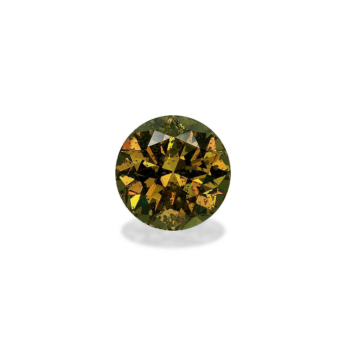 Color Change Olive Green Demantoid Garnet 5.04ct - 10mm