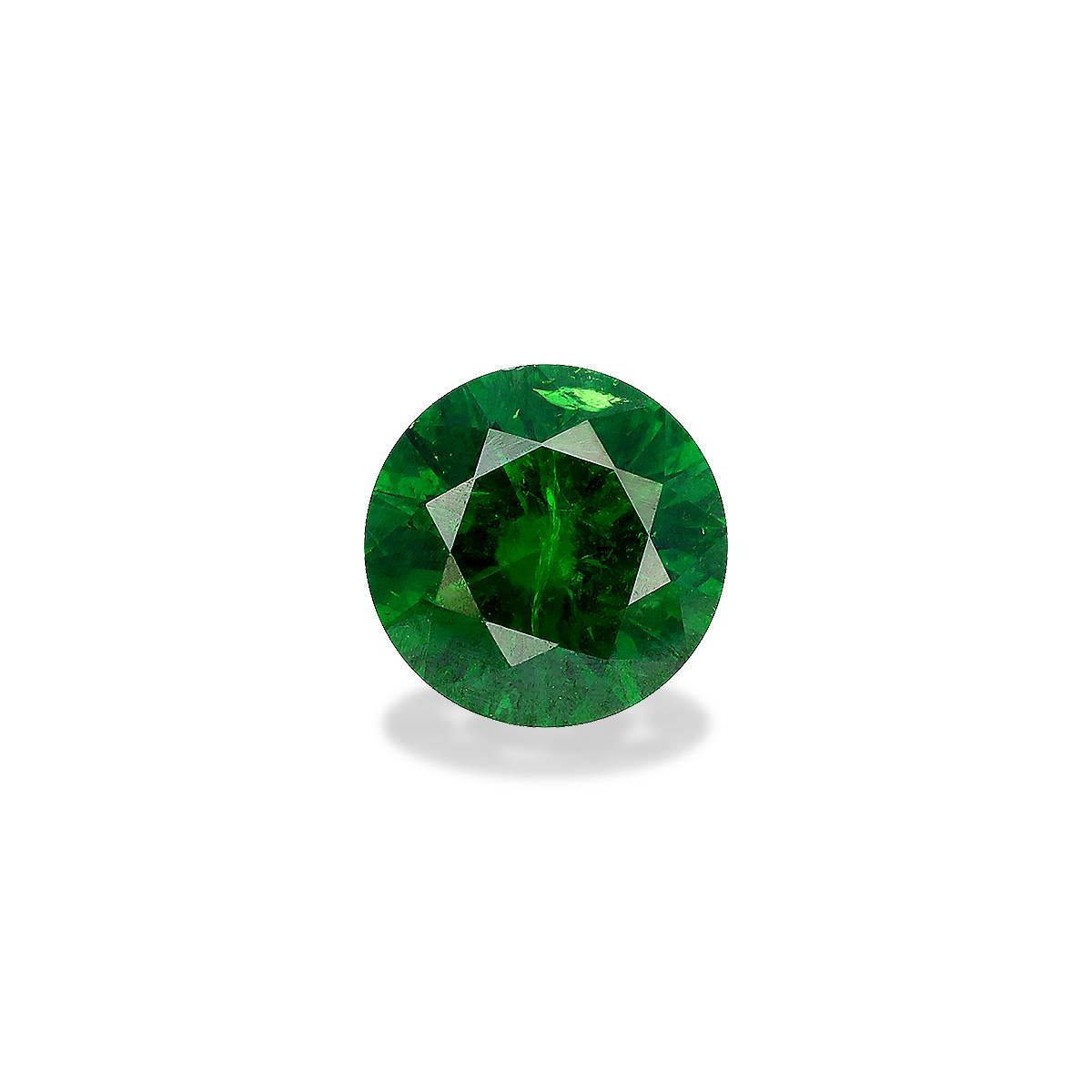 Vivid Green Demantoid Garnet 1.12ct - 6mm