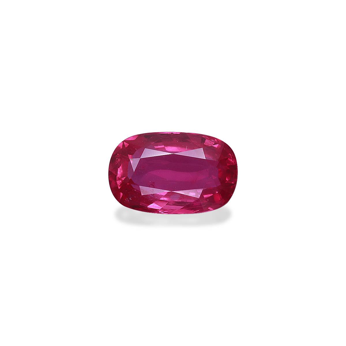 red mozambique ruby, 5.03ct cushion cut — main view