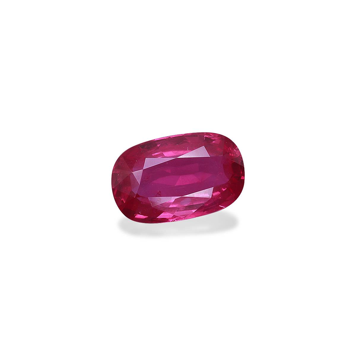red mozambique ruby, 5.03ct cushion cut — view 3
