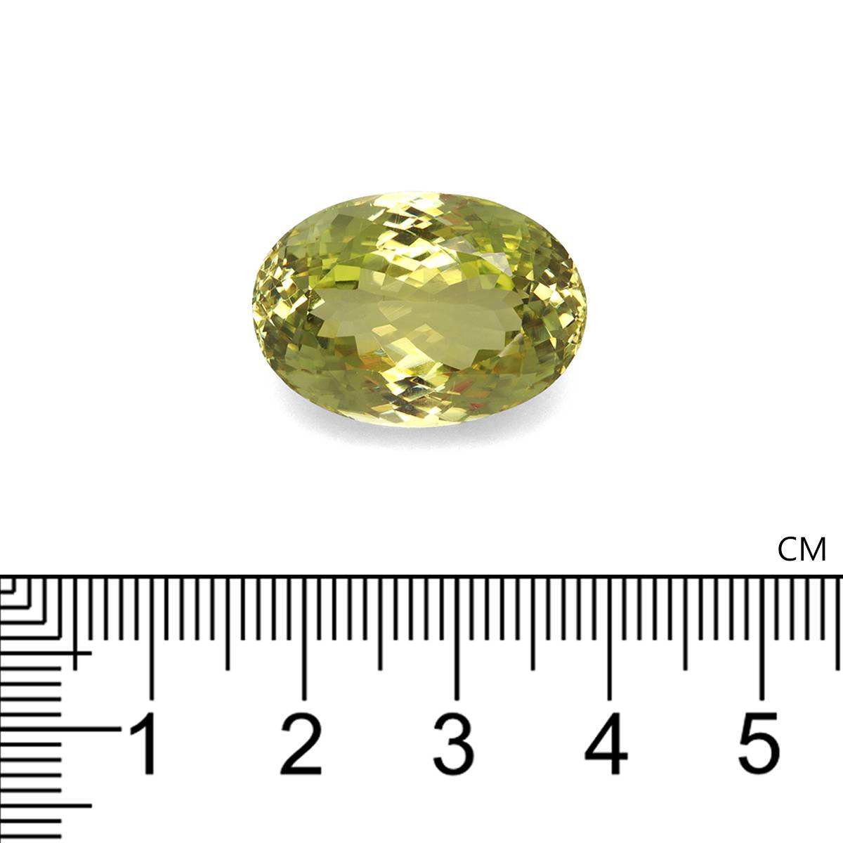 olive green fibrolite cats eye, 35.17ct oval cut — view 4