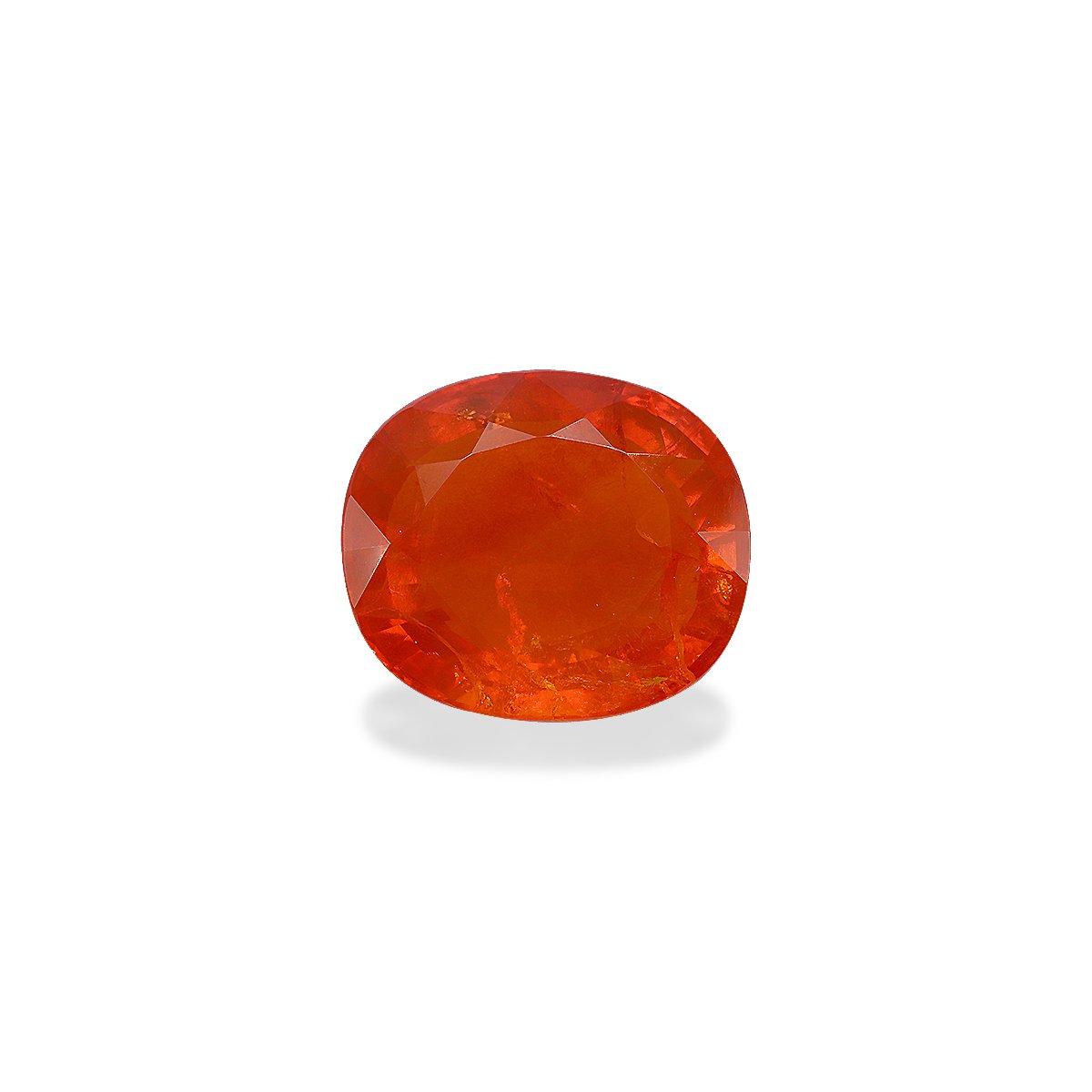 orange fire opal, 28.39ct oval cut — main view