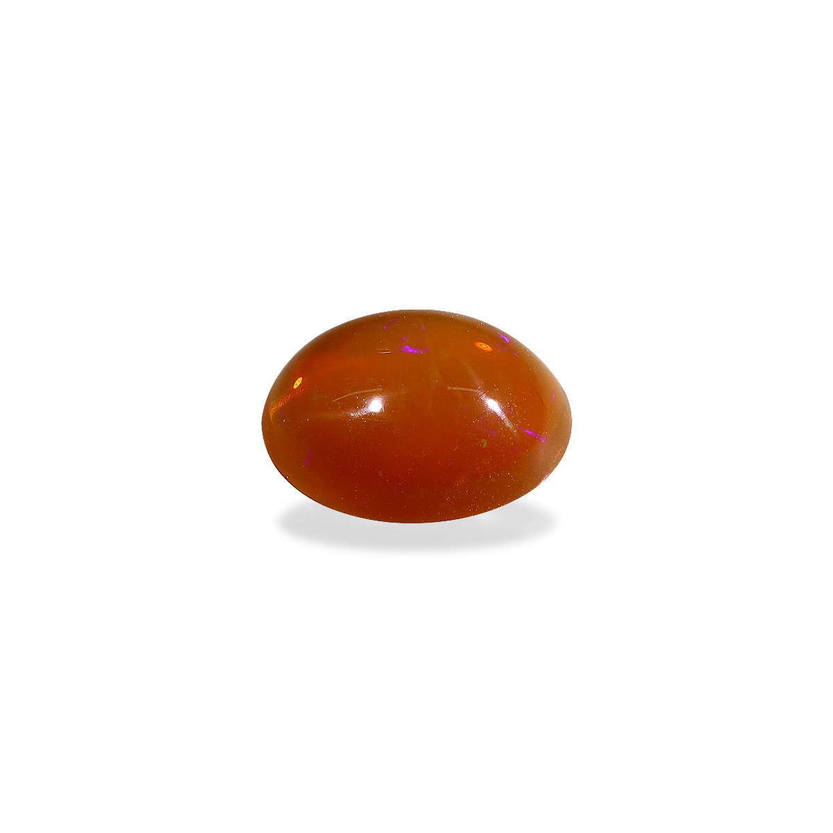 orange fire opal, 8.13ct oval cut — main view