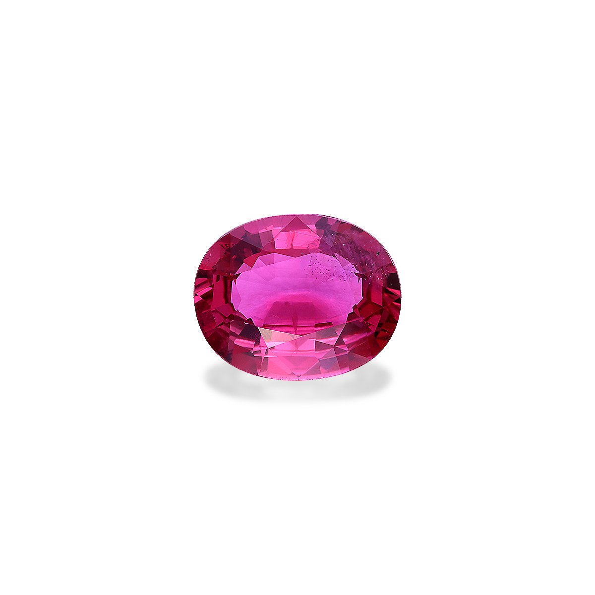 red mozambique ruby, 4.37ct oval cut — main view