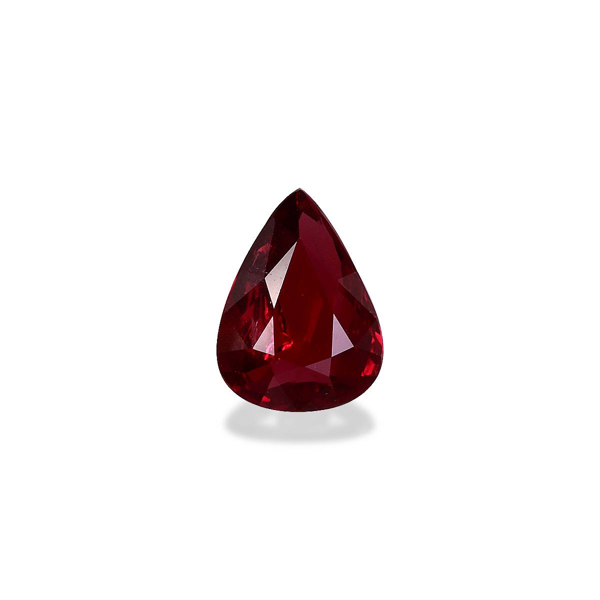 red mozambique ruby, 1.51ct pear cut — main view