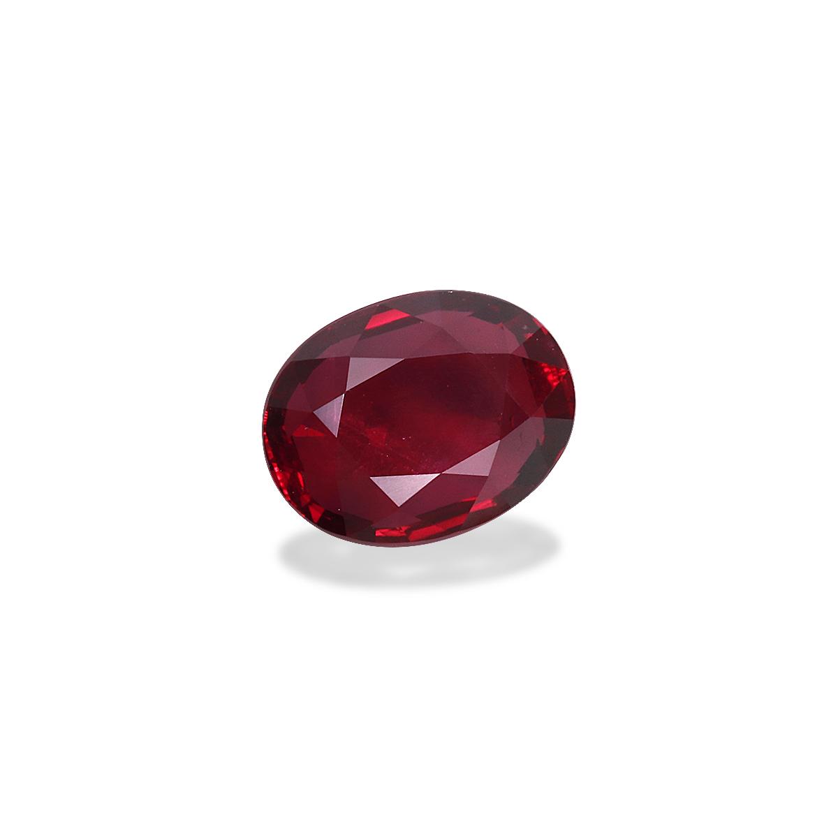 Pigeons Blood red mozambique ruby, 3.04ct oval cut — view 3