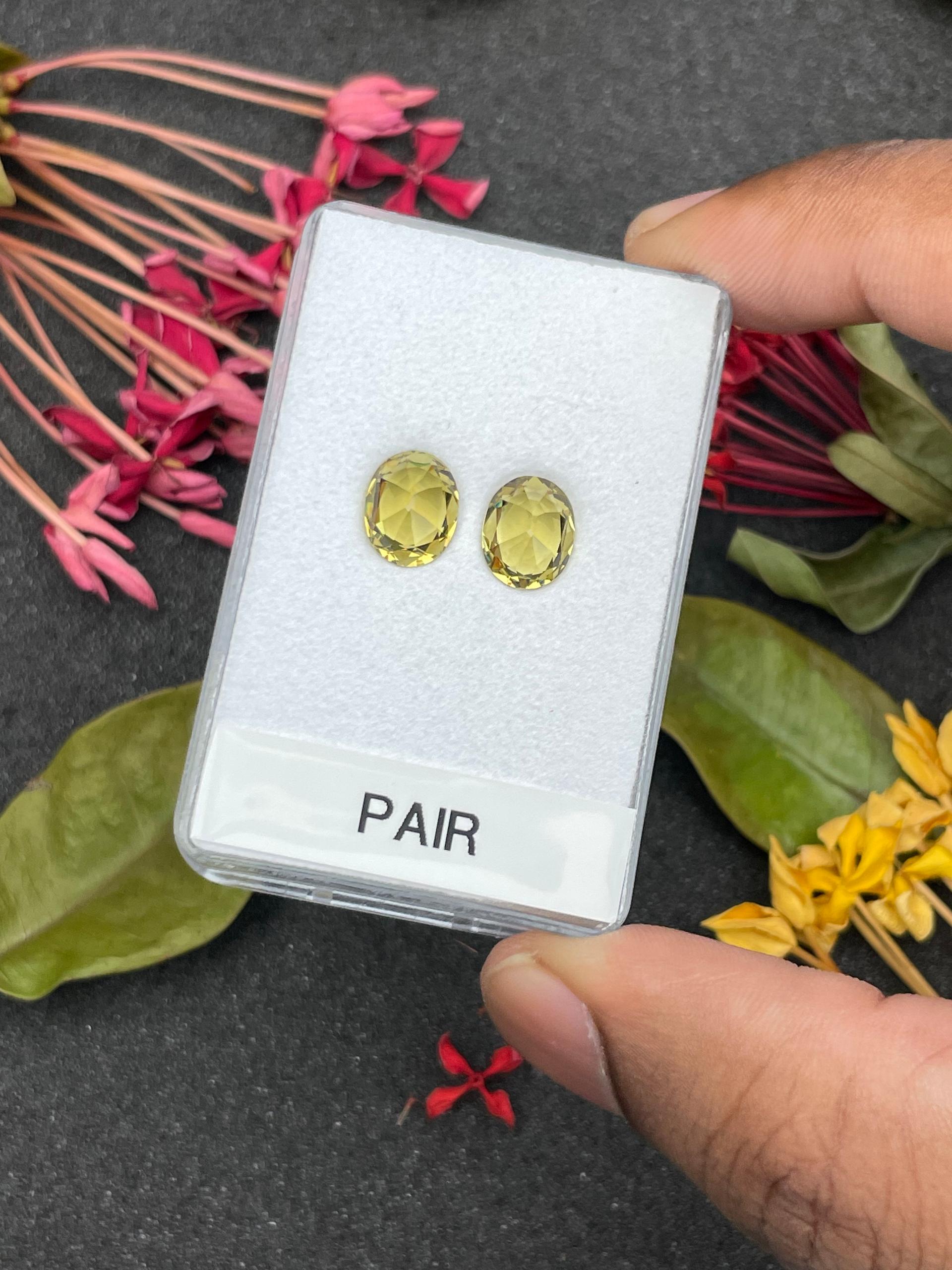 lime green grossular garnet, 4.96ct oval cut — view 6