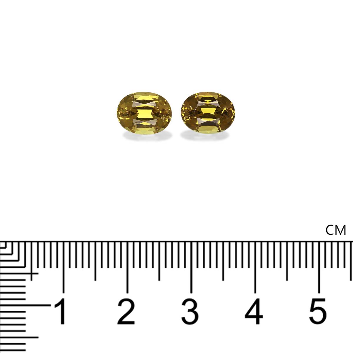 golden yellow grossular garnet, 4.11ct oval cut — view 4