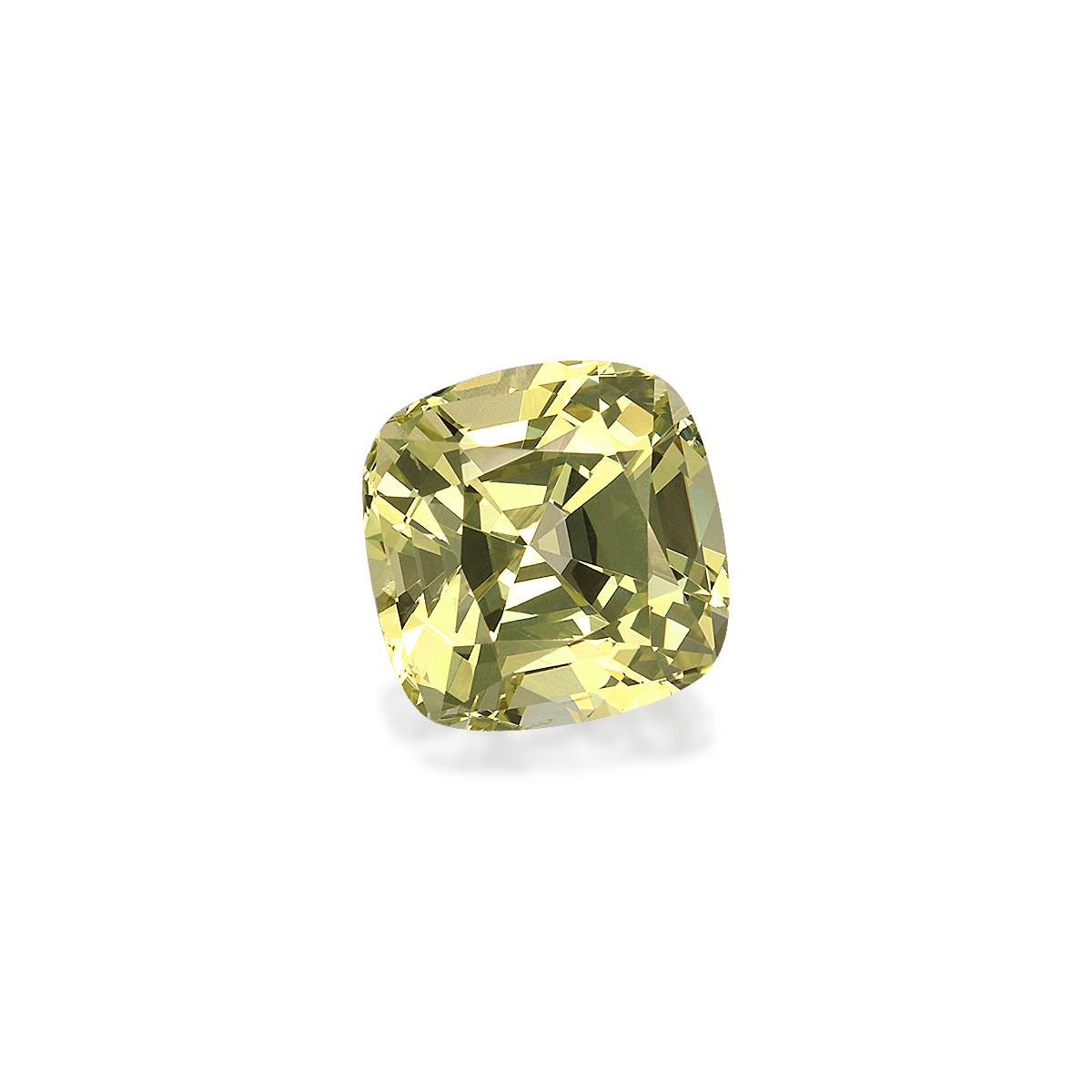 lemon yellow grossular garnet, 2.73ct cushion cut — view 3