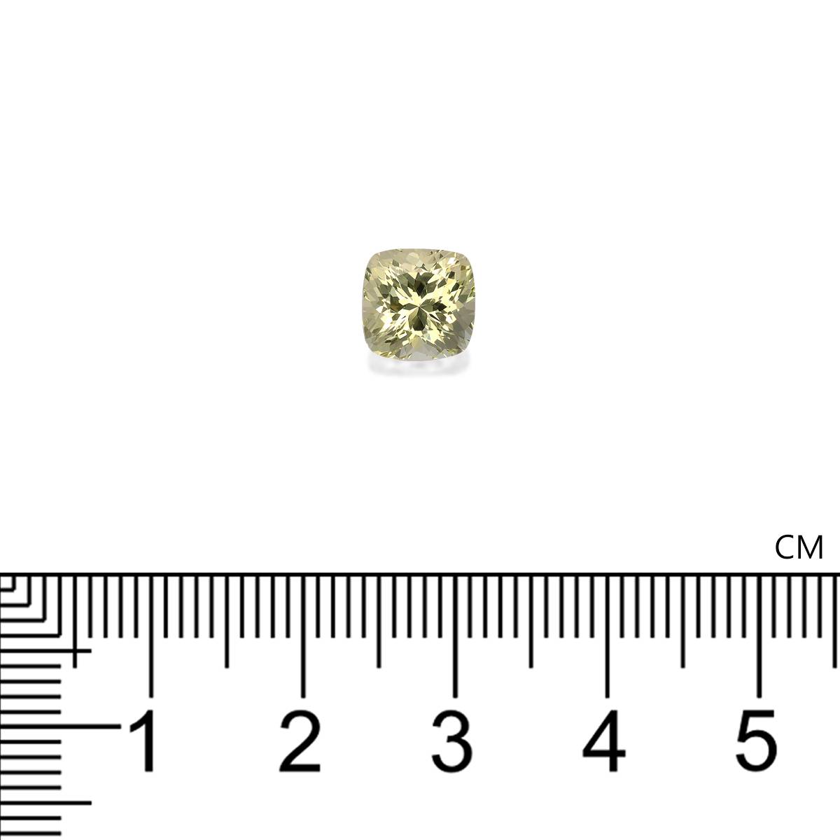 daffodil yellow grossular garnet, 2.65ct cushion cut — view 4