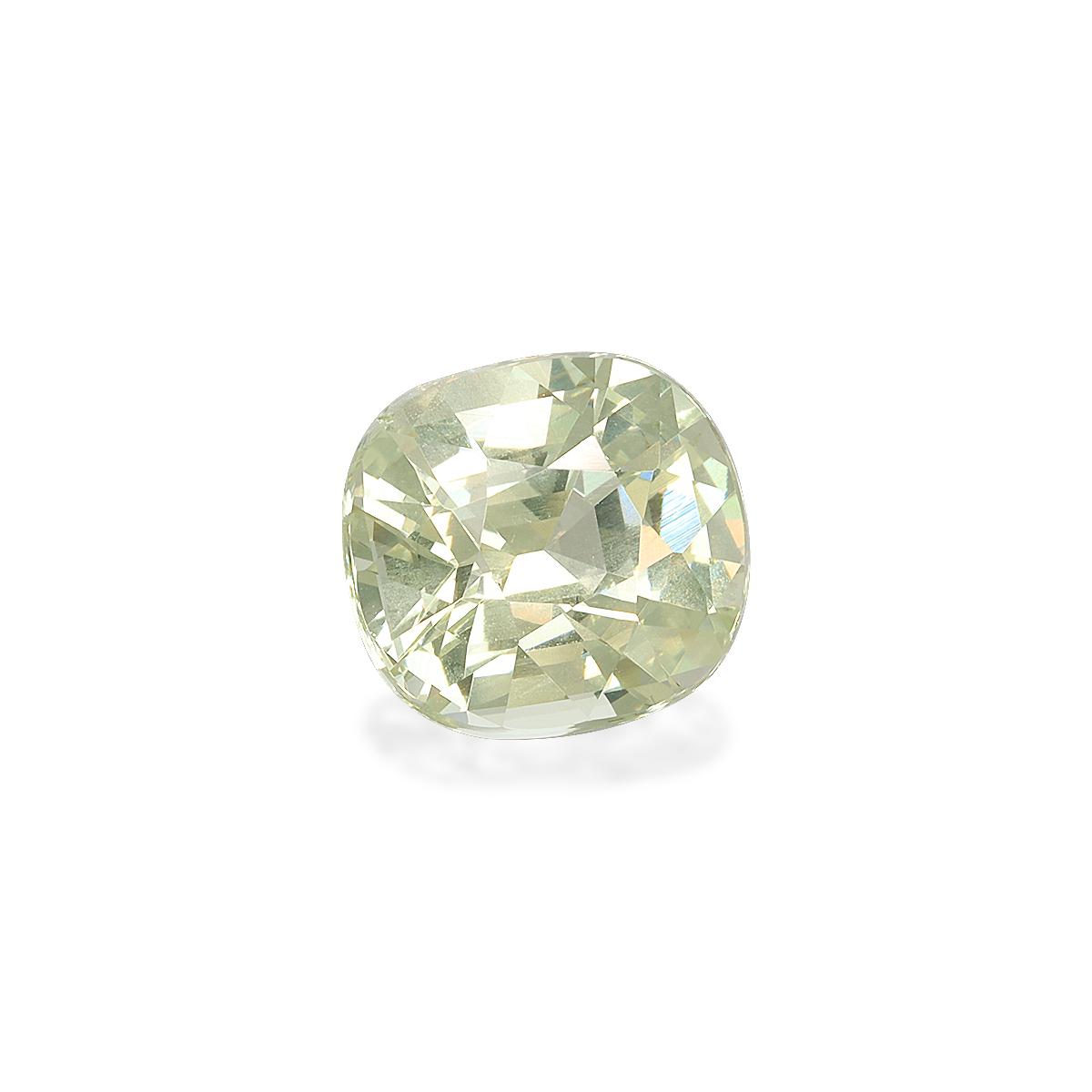 pale green grossular garnet, 3.17ct cushion cut — view 3