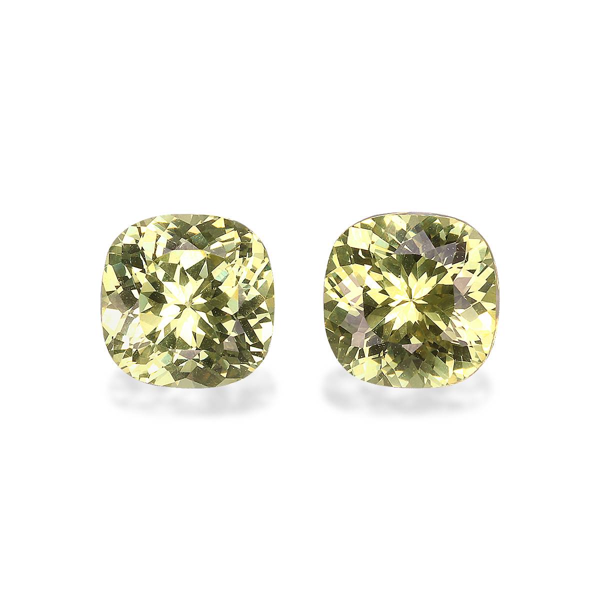 Lemon Yellow Grossular Garnet 2.97ct - 7mm Pair