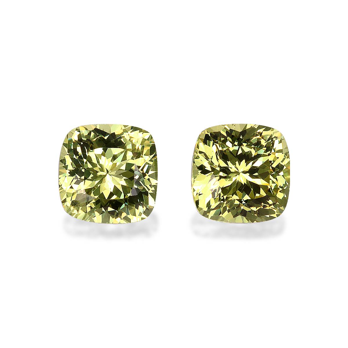 Lime Green Grossular Garnet 4.75ct - 8mm Pair