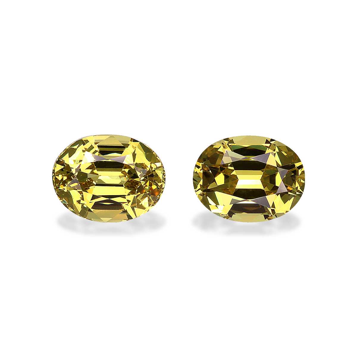 Corn Yellow Grossular Garnet 5.59ct - 9x7mm Pair