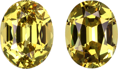 Oval cut grossular garnet