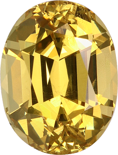 Oval cut grossular garnet