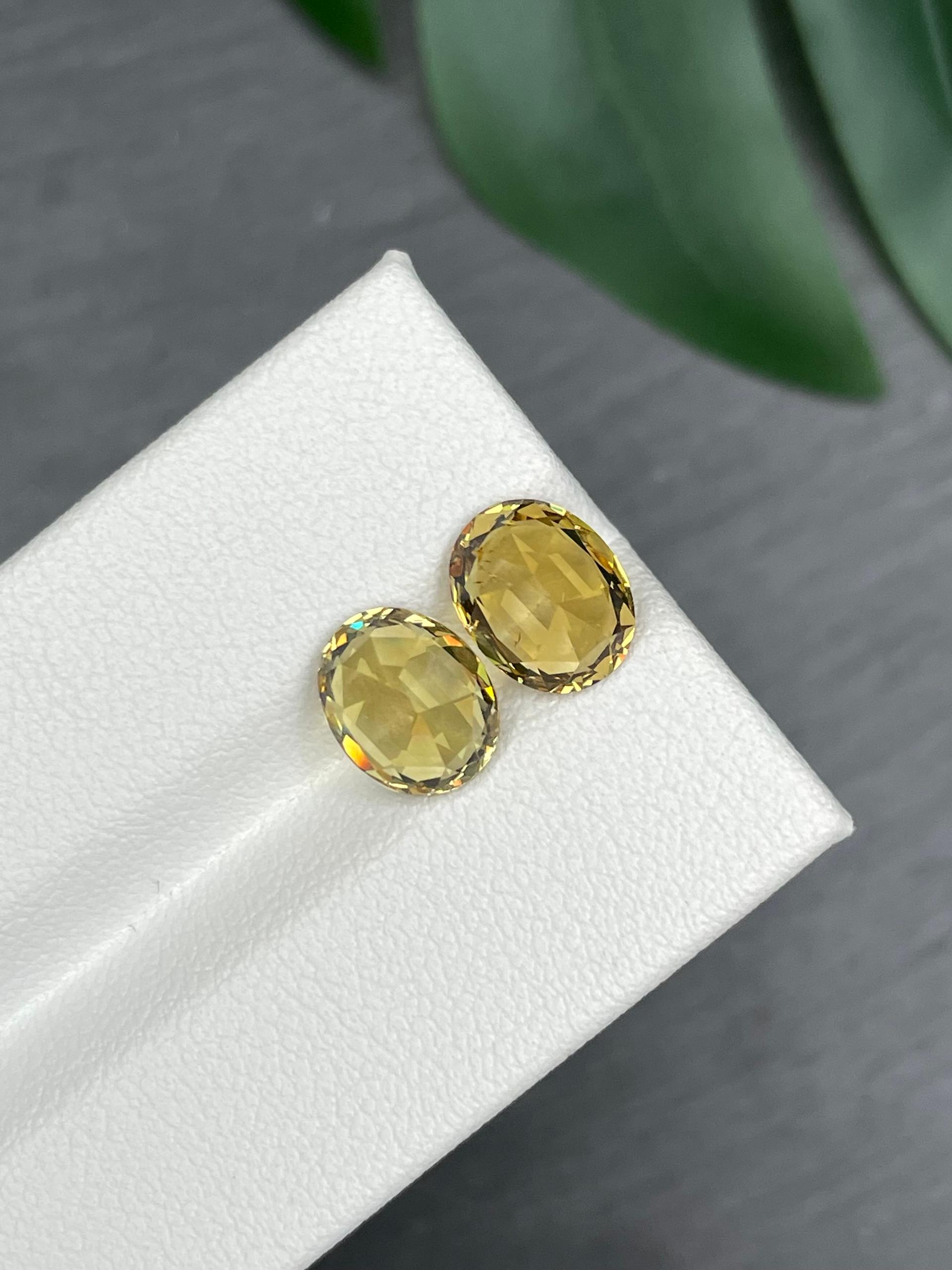 golden yellow grossular garnet, 4.86ct oval cut — view 6