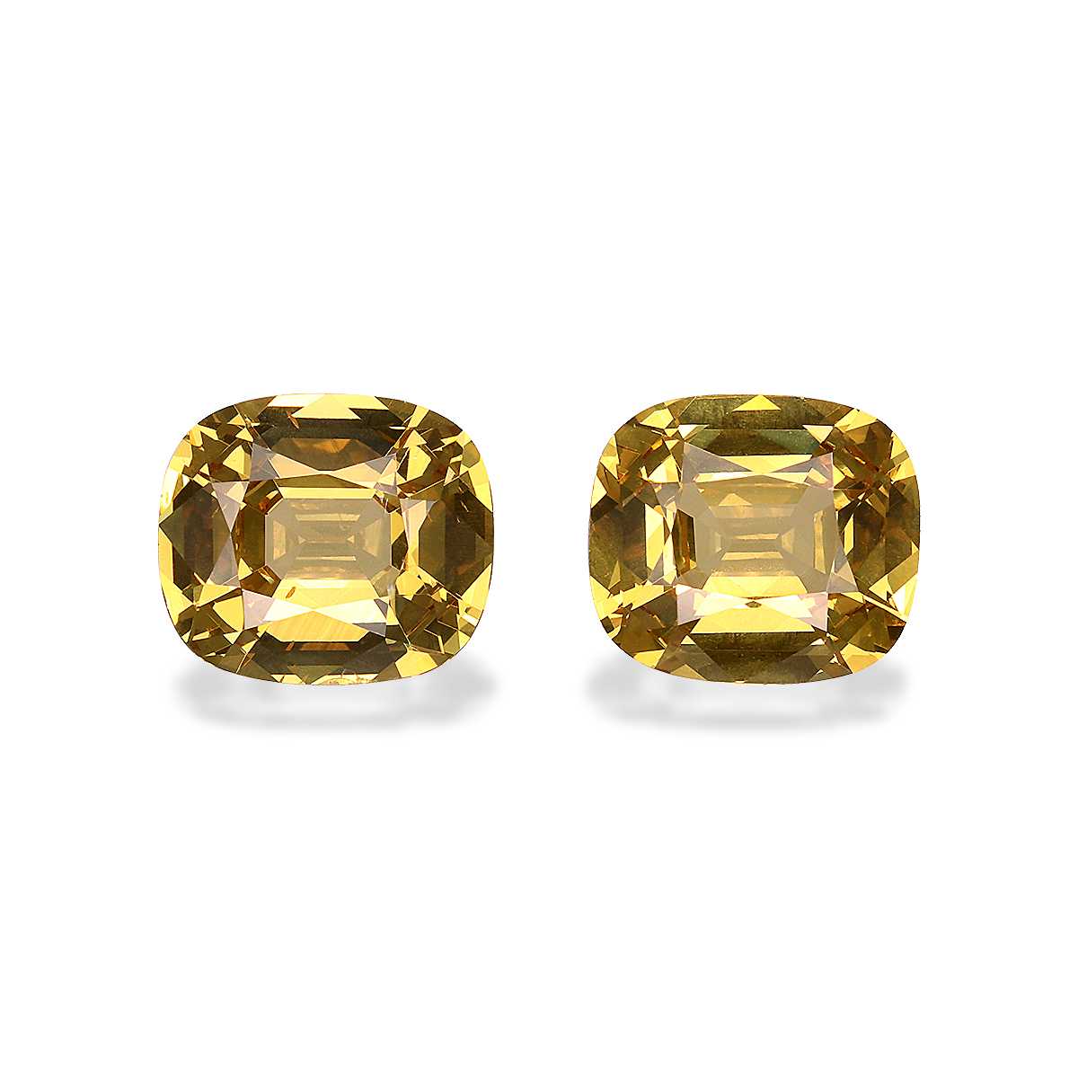 Golden Yellow Grossular Garnet 5.60ct Pair
