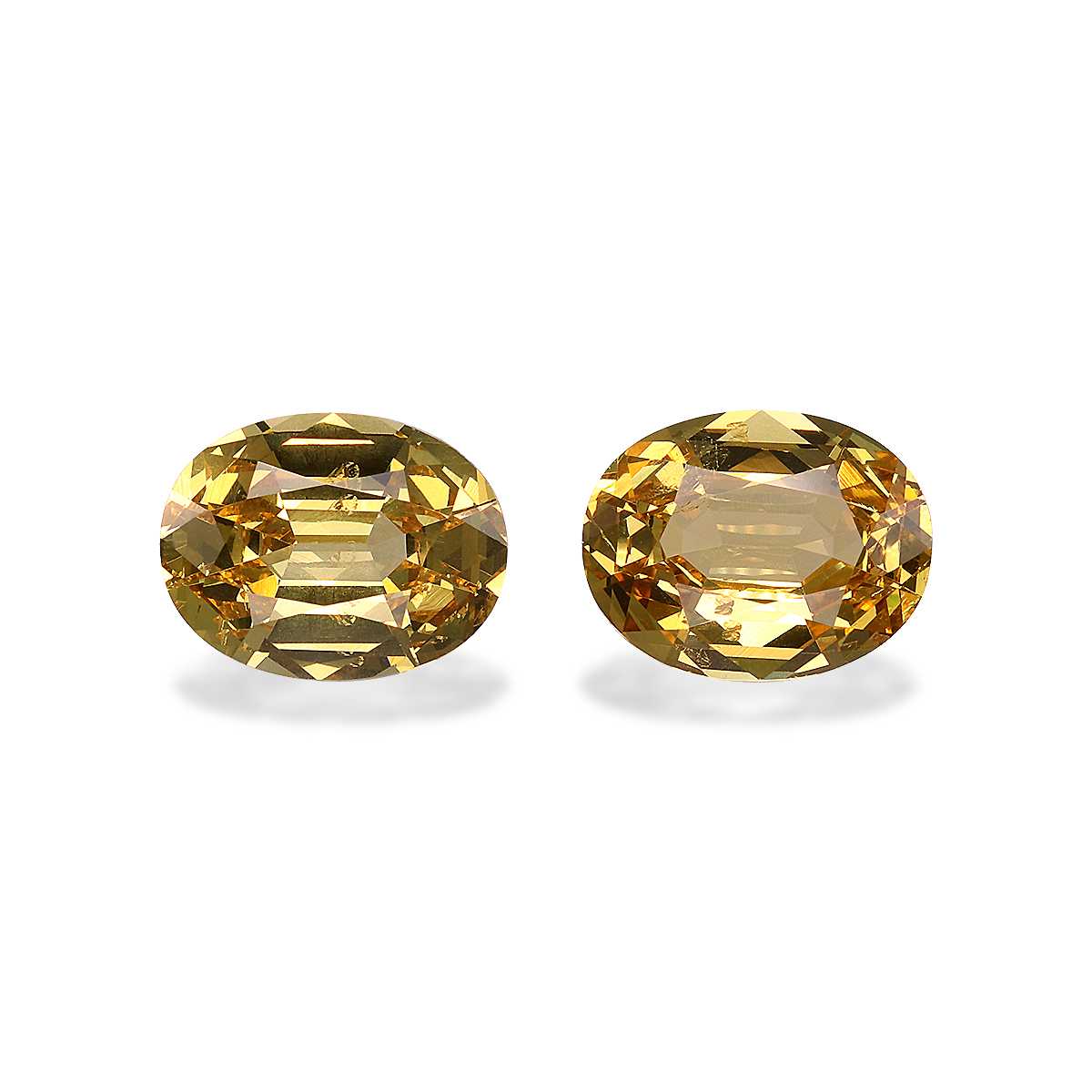 Golden Yellow Grossular Garnet 5.36ct - 10x8mm Pair