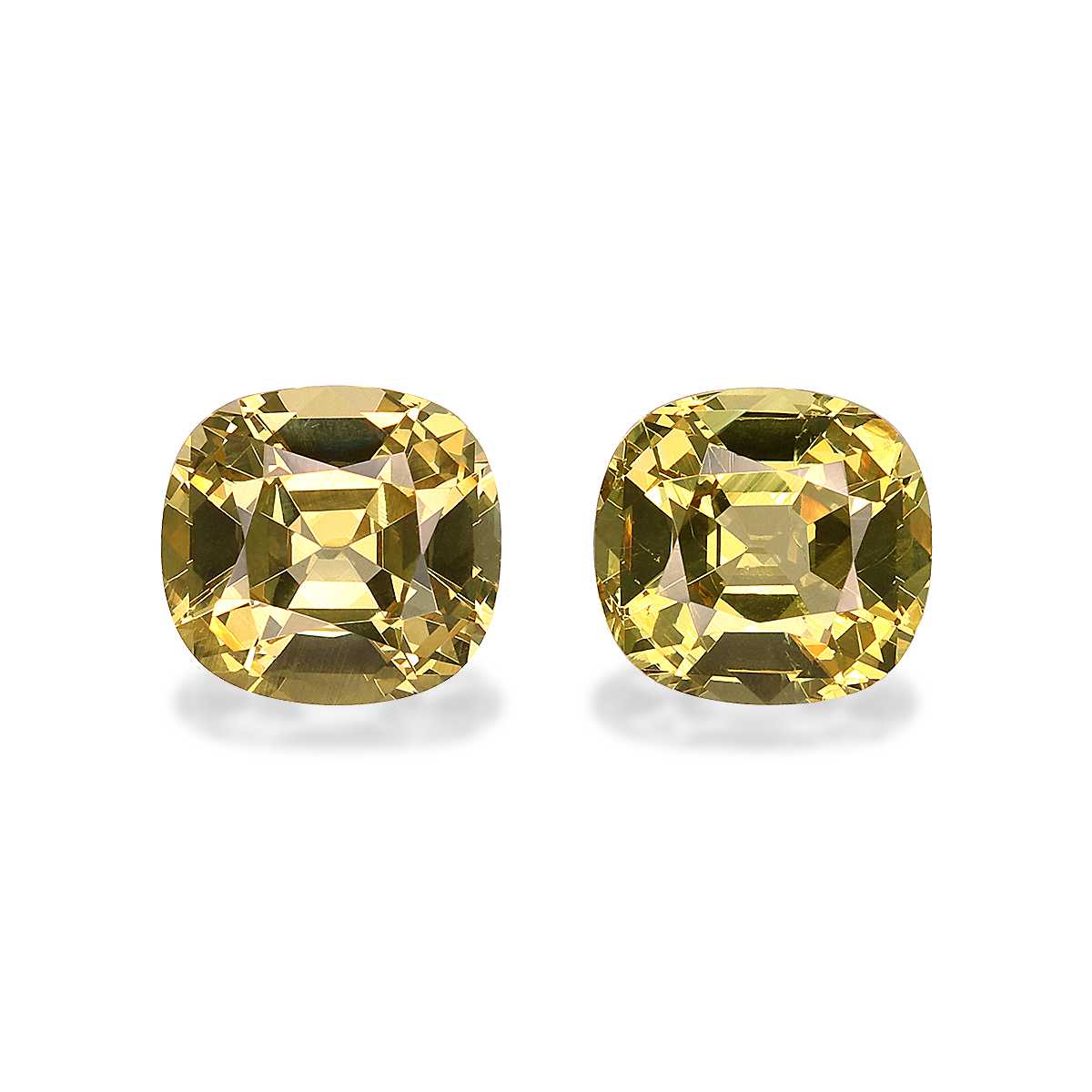 Lemon Yellow Grossular Garnet 3.75ct - 7mm Pair
