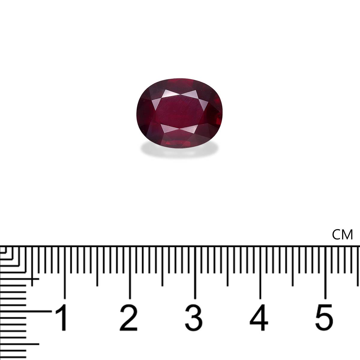 Pigeons Blood red mozambique ruby, 7.1ct oval cut — view 4