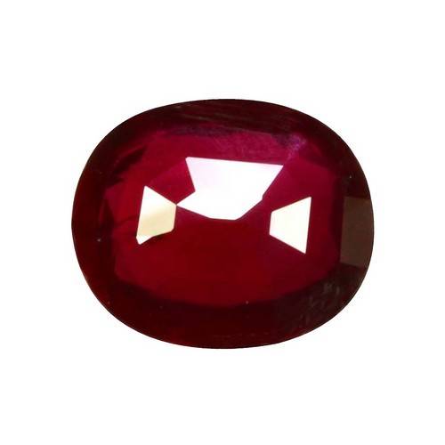 Pigeons Blood red mozambique ruby, 4.03ct oval cut — view 2